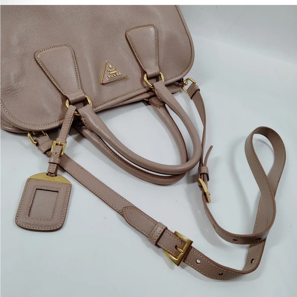 EUC PRADA CAMMEO SAFFIANO LEATHER TOTE BAG - Picture 3 of 8